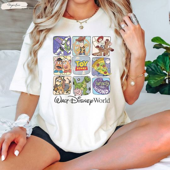 Retro Disney Toy Story Characters T-shirt