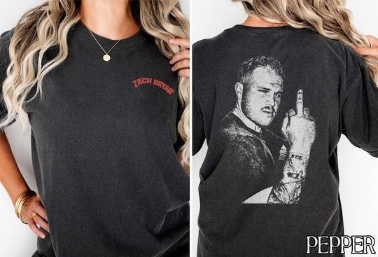 Vintage Funny Middle Finger From Zach Shirt
