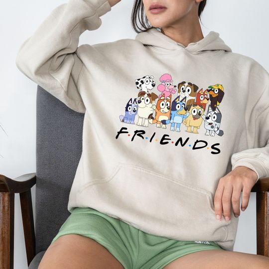 BlueyDad Friends Hoodie, BlueyDad Friends Hoodie