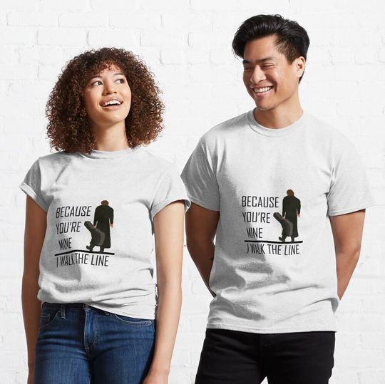 I walk the line, Johnny Cash Classic T-Shirt