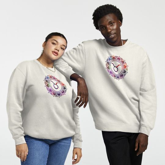 Taurus Zodiac - Mandala Pullover Sweatshirt