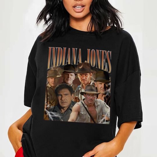 Indiana Jones and the Dial of Destiny Shirt | Indiana Jones Shirt | Vintage Indiana Jones Shirt | Bootleg Indiana Jones Shirt