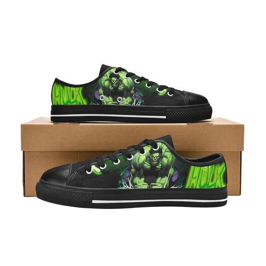Hulk Low Top Shoes Sneakers Disney Low Sneakers