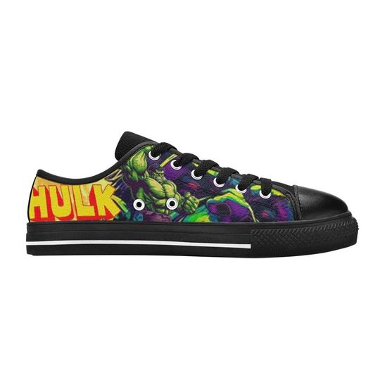 Hulk Low Top Shoes Sneakers Disney Low Sneakers
