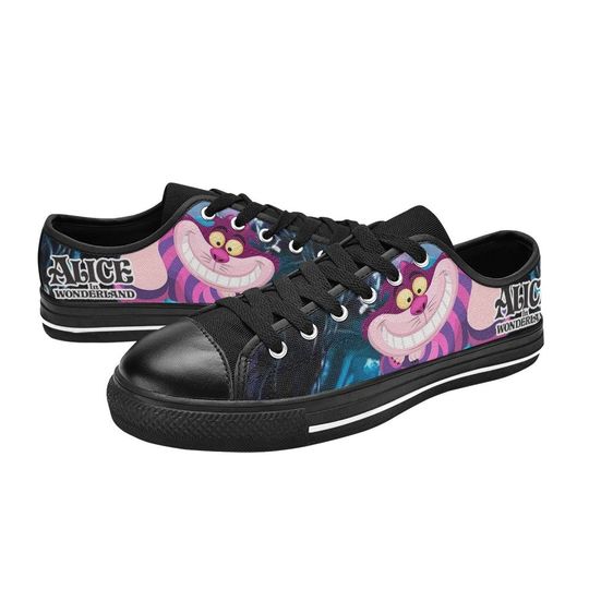 Alice in Wonderland Cheshire Cat Low Top Shoes Disney Low Sneakers
