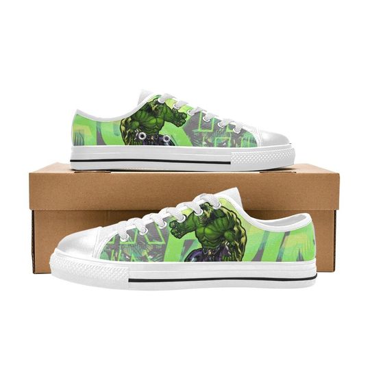 Hulk Low Top Shoes Sneakers Disney Low Top Shoes Sneakers