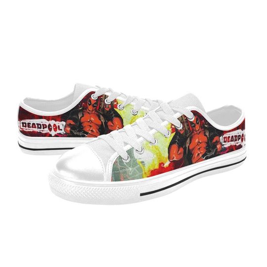 Deadpool Low Top Shoes Sneakers Disney Low Top Shoes Sneakers
