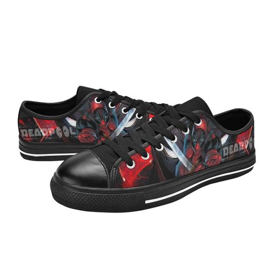 Deadpool Low Top Shoes Sneakers Disney Low Top Shoes Sneakers