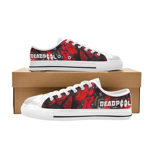 Deadpool Low Top Shoes Sneakers Disney Low Top Shoes Sneakers