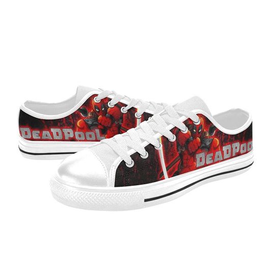 Deadpool Low Top Shoes Sneakers Disney Low Top Shoes Sneakers