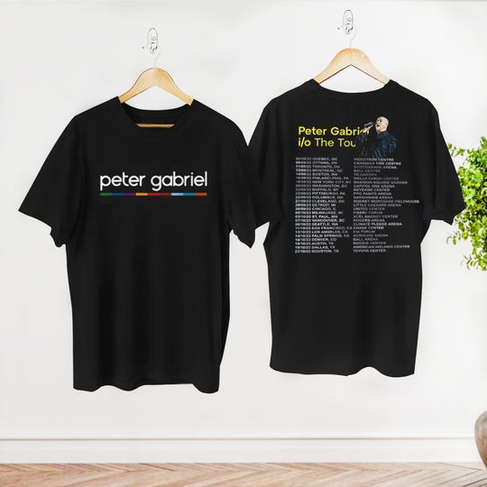 Peter Gabriel Concert Merch, Peter Gabriel i/o The Tour T-Shirt