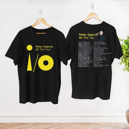 Peter Gabriel Concert Merch, Peter Gabriel i/o The Tour T-Shirt