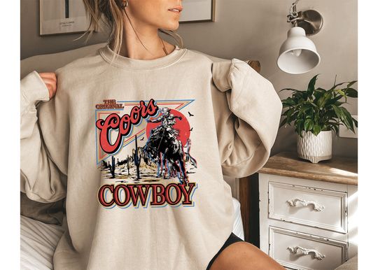 CCOORS Cowboy Sweatshirt,,Cowboy Sweatshirt,Cowgirl Sweatshirt,Western Sweatshirt,Cowgirl Crewneck,Cowgirl Shirt,CCOORS Rodeo Sweatshirt
