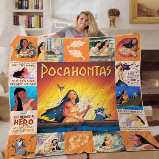 Princess Pocahontas Your Own Path Disney Fleece Blanket
