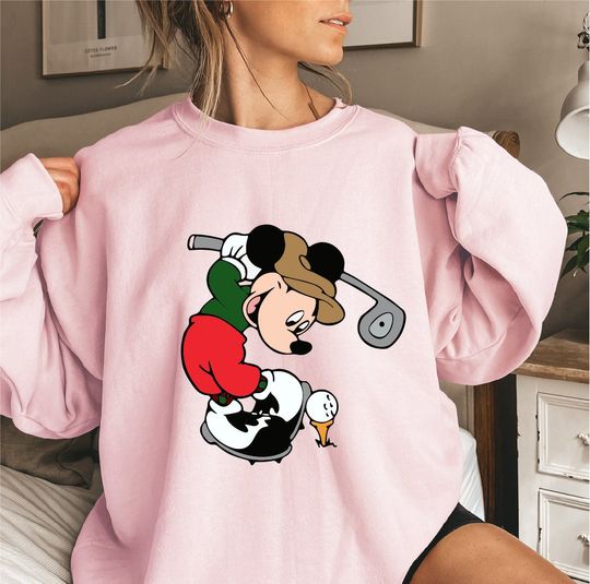 Masters Golf Sweatshirt, Mickey Golf Sweatshirt, Funny Golf