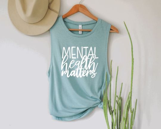 Mental health matters | Mental health | Muscle Tank | Kind Loose tank | Be kind | Workout Tshirt | Workout Top | Workout Tank