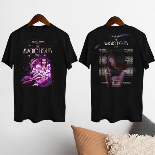 Jhene Aiko The Magic Hour Tour 2024 Double Sided Shirt