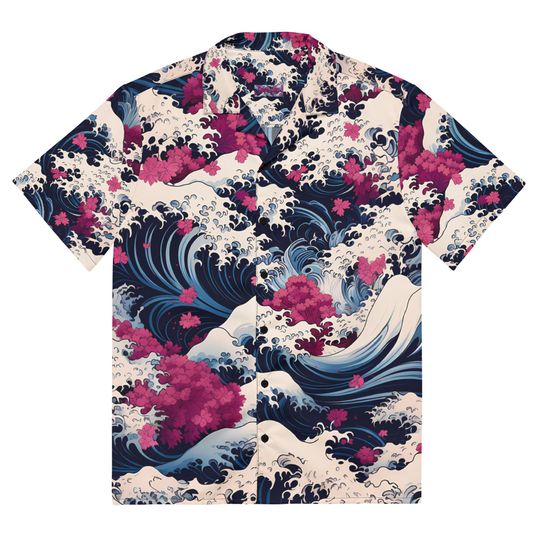 Premium Lightweight Button-Up Shirt "Deep Blue"