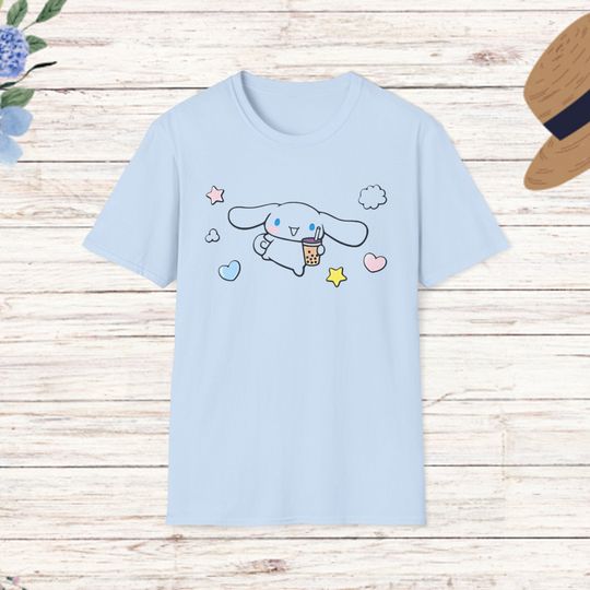 Cinnamoroll T-shirt, Cute Sanrio Character T-shirt