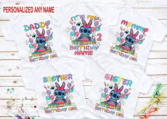 Stitch Birthday Shirt, It's My Birthday T-shirt, Stitch Shirt, Disney Birthday Shirt