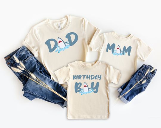 Family Shark Shirts, Mama Shark Shirt, Baby Shark Shirt, Dady Shark Shirt, Family Shirts, Funny Family Shirts