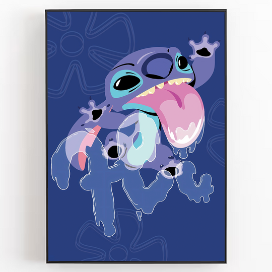 Disney Lilo And Stitch Slobber Hi Wall Poster