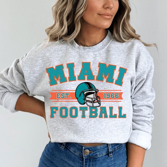 Miami Dolphin Football Sweatshirt