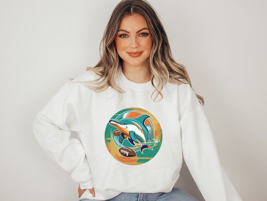 Miami Dolphin Football Sweatshirt
