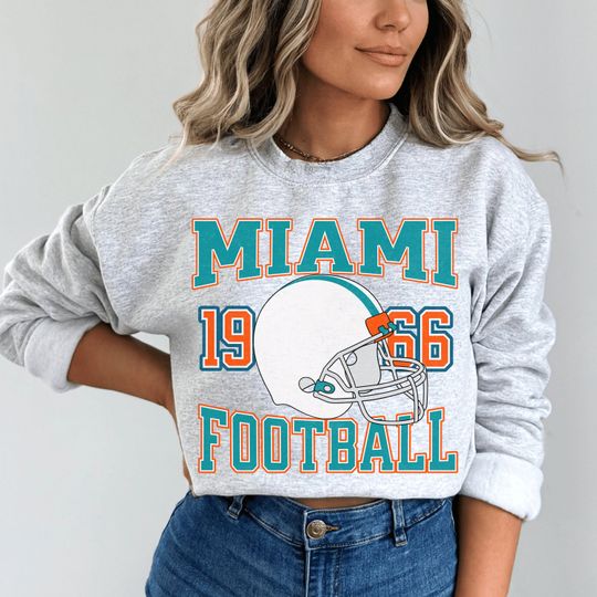 Miami Dolphin Football Sweatshirt