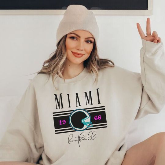 Miami Dolphin Football Sweatshirt
