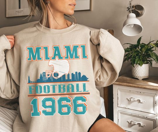 Miami Dolphin Football Sweatshirt