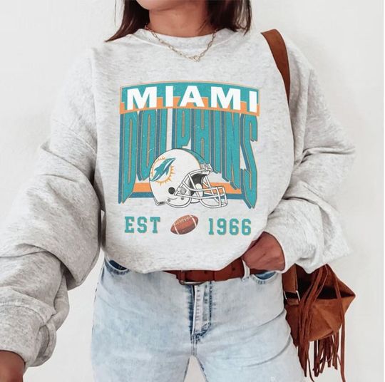 Miami Dolphin Football Sweatshirt