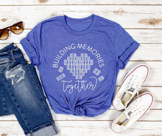 Building Memories Together Tee | Mommy and Me Shirt | Building Block Tee | Master Builder Shirt | Vacation Tee | Various Print Colors
