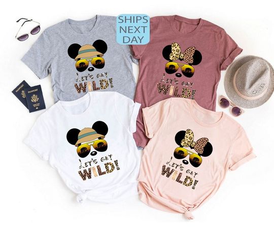Custom Disney Animal Kingdom Shirts, Safari Family Matching Shirts