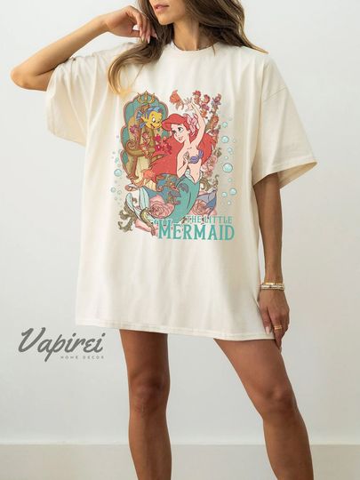 Vintage The Little Mermaid Ariel Princess Shirt