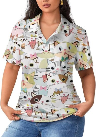 Cat Hawaiian Shirt, Cat Lovers Gift
