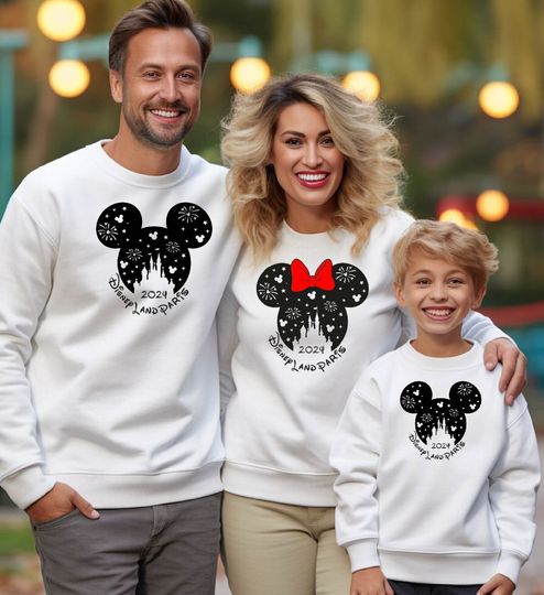 Disneyland Paris 2024 Family Matching Sweat Shirt