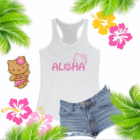 Hello Kitty Hawaii Tank Top, Hello Kitty Shirt