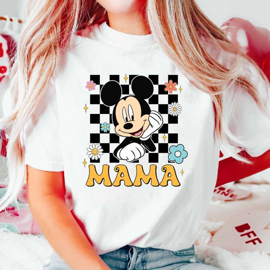 Cute Mama Shirt, Disney Mickey Mommy Shirt, Mothers Day Shirt, Gift for Mom