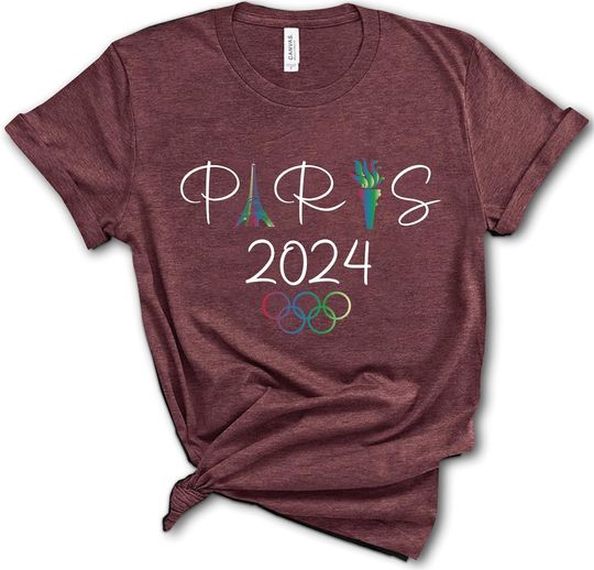 Discover Paris 2024 Olympic Shirts, Paris Je T'aime T-Shirts, Paris Gifts for Women and Men, Paris Graphic Tee, Paris Gifts For Girls