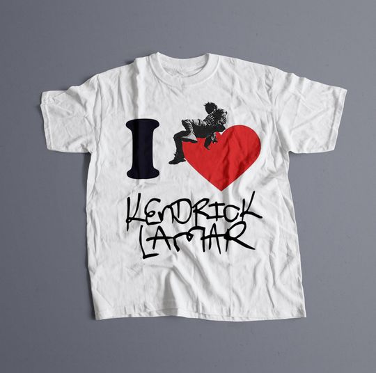 I Love Kendrick Lamar T shirt, Kendrick Graphic Tee, k dot Merch, Rap Shirt