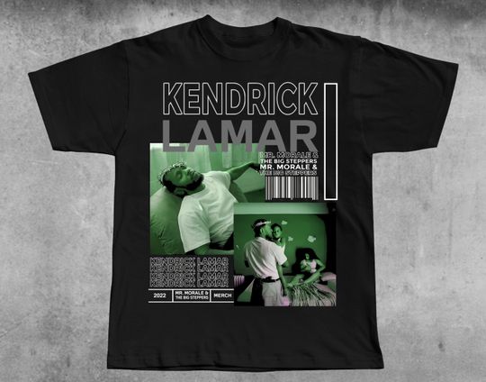 Kendrick Lamar Vintage 90s Inspired T-Shirt, Retro Y2k Graphic Unisex Shirt