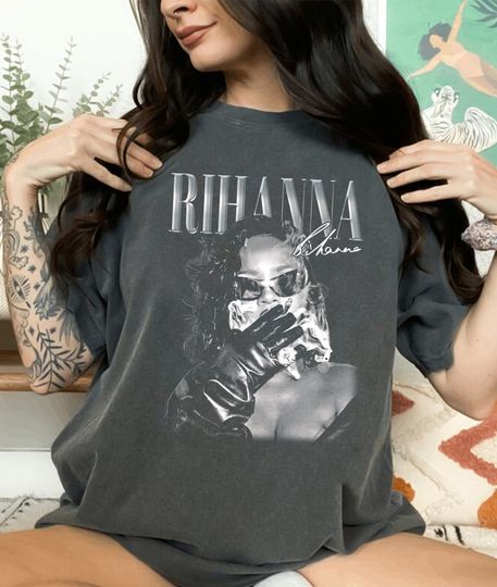 Rihanna 90s vintage shirt, Rihanna Pop Music Fan shirt, Vintage Rihanna Shirt