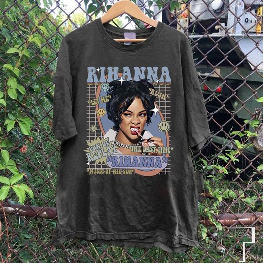 Rihanna Vintage Shirt, Rihanna tee, Rihanna Vintage 90's Hip Hop Rap Shirt