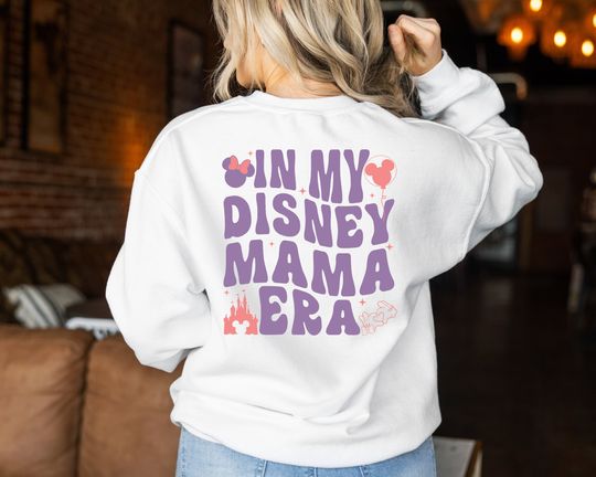 In My Disney Mom Era Sweatshirt, Minnie Mouse Mom Sweatshirt, Mother's Day Gift