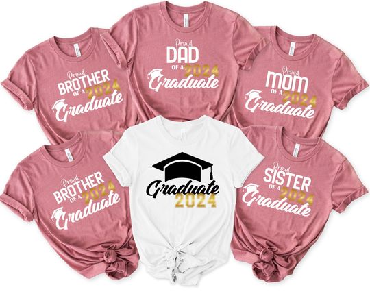 Graduation Family Shirt, Proud Family Of Graduate Shirt, Matching Graduate Shirt, Graduation Shirt, Graduate Shirt, Custom Graduation Shirt