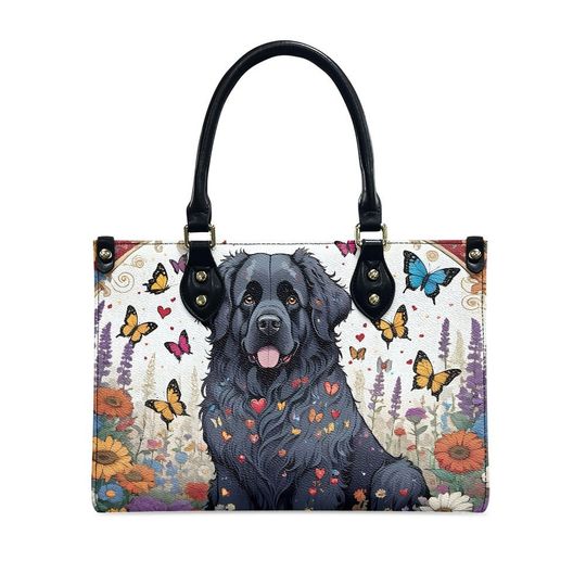 Newfoundland Dog Leather Bags, Dog Lover Gift