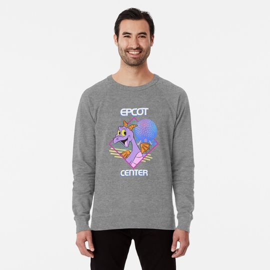 80's Pastel Figment Lightweight Sweatshirt