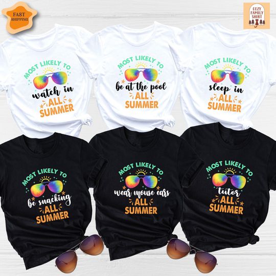 Summer Most Likely Shirt, Family Travel Matching Shirt