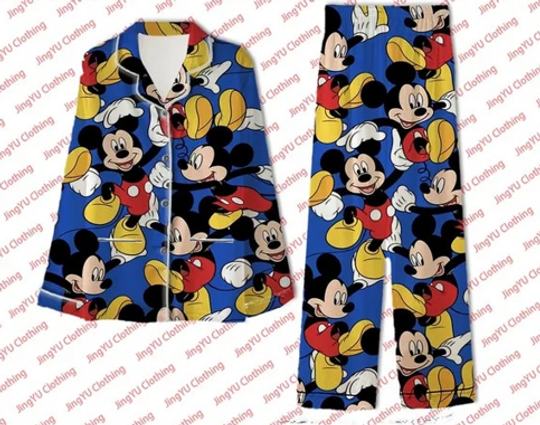 Cartoon Disney Mickey and Friends Pajamas Sets